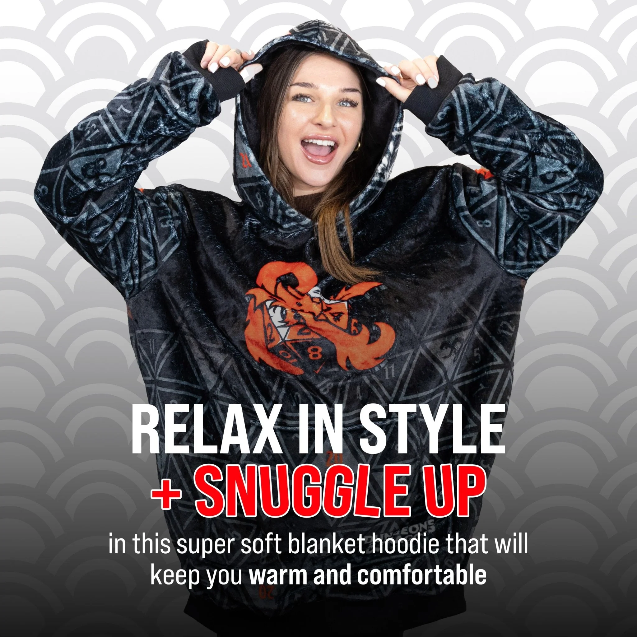HASBRO Dungeons & Dragons Snugible | Blanket Hoodie & Pillow - Image 4