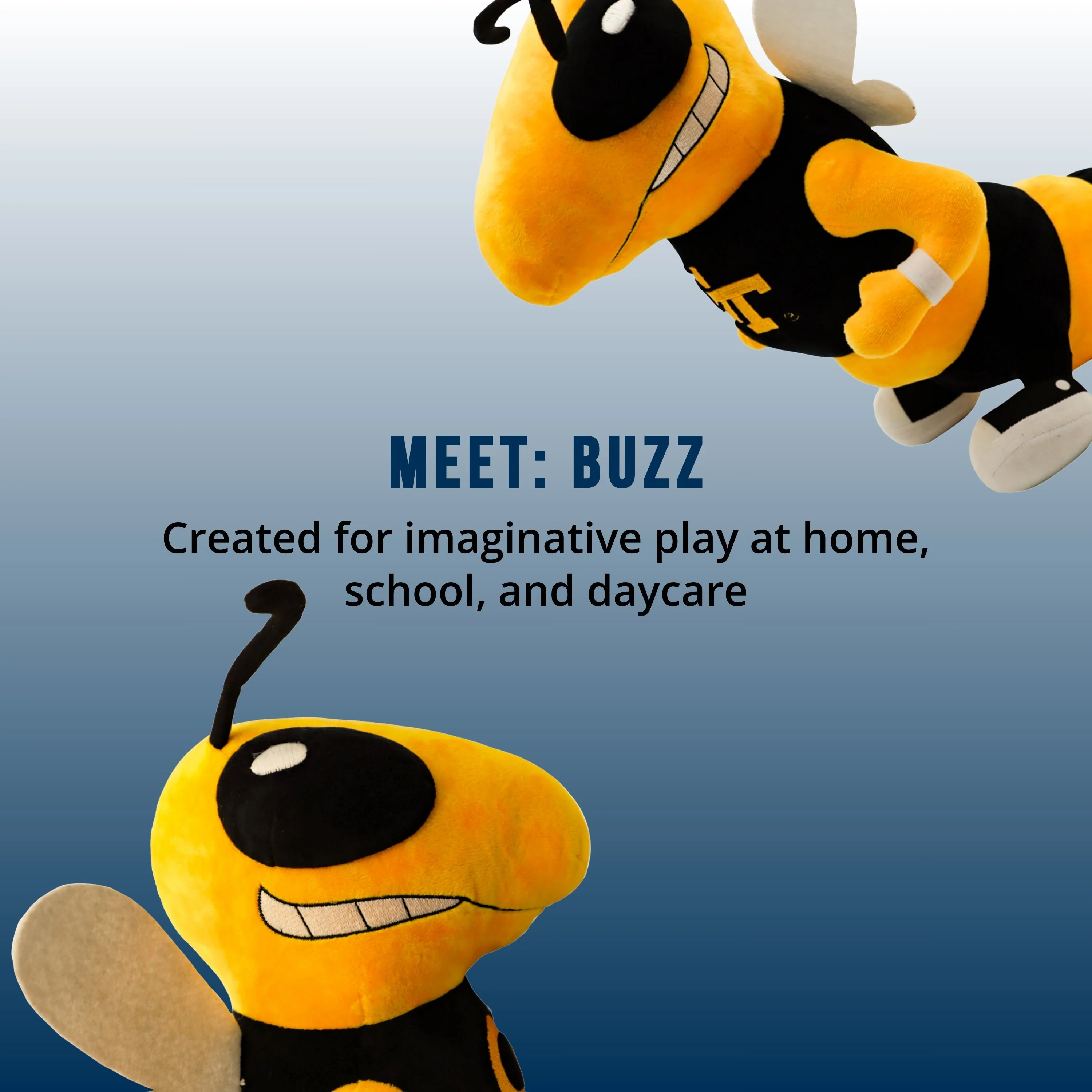 Georgia Tech Buzz Bee 18 Inch Plush Figure - Image 3