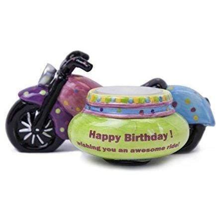Pedal-powered Party: Gifts to Go Birthday Bike Tea Light Holder for a Wheelie Fun Celebration