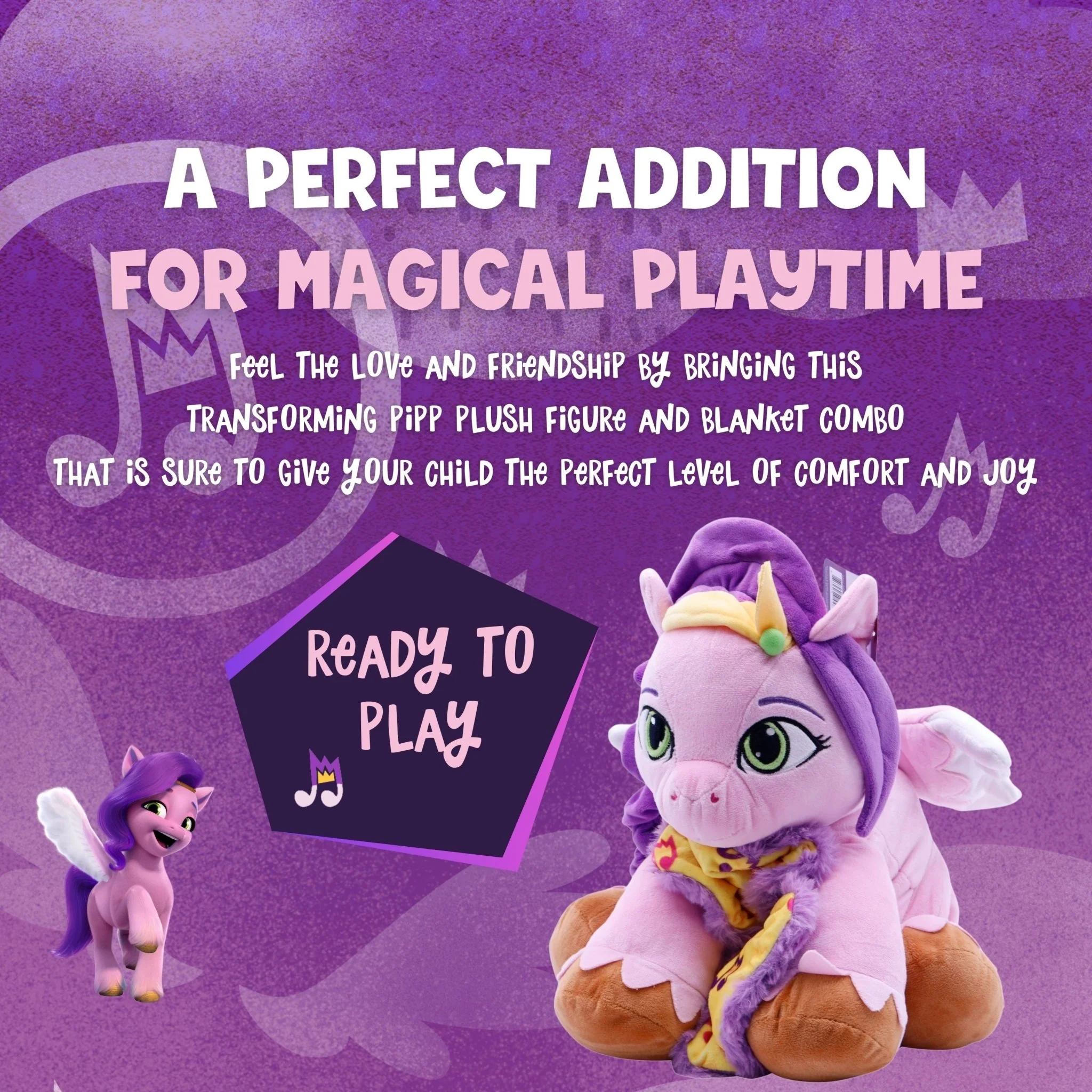 HASBRO My Little Pony Pipp Petals Blankie Bestie - Image 4