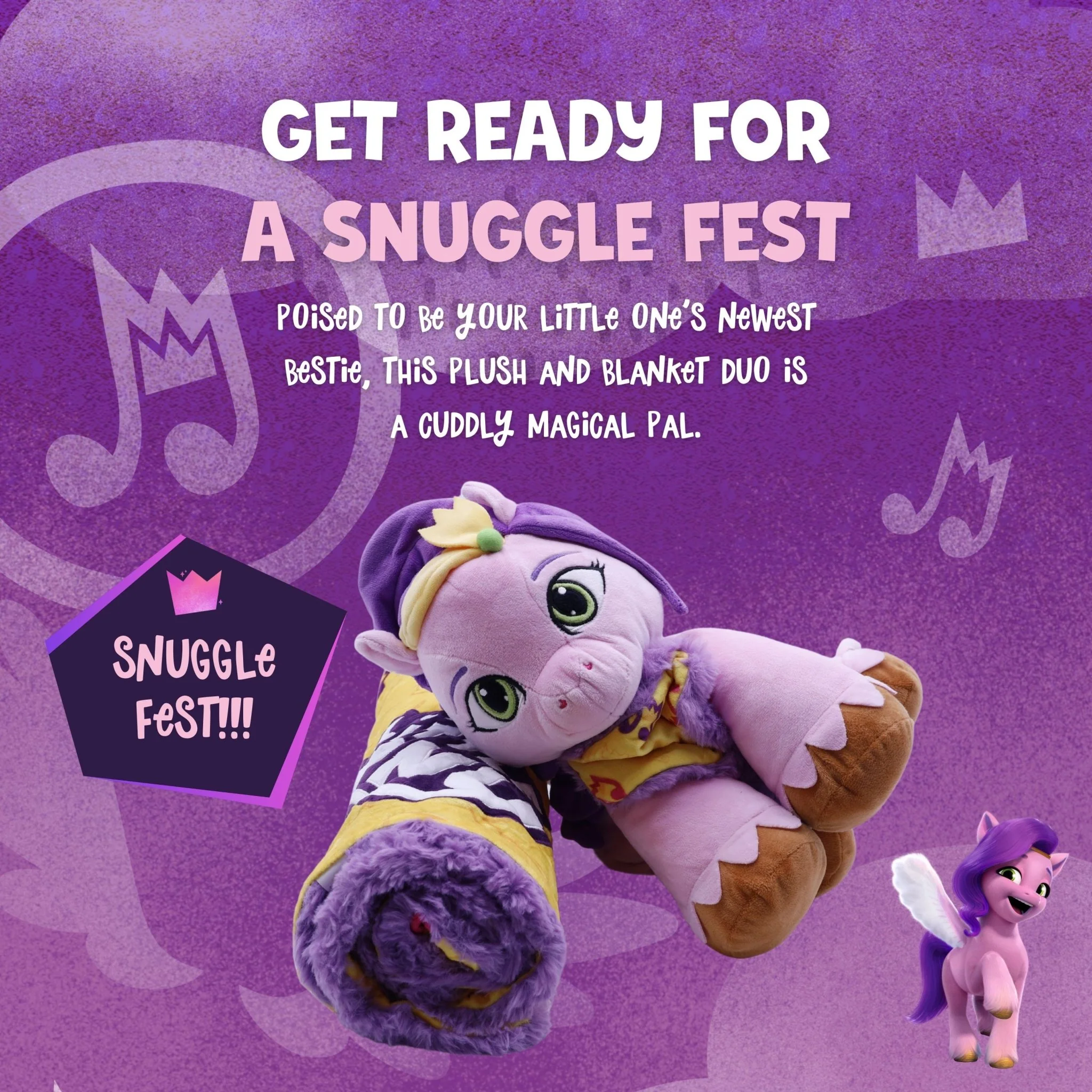 HASBRO My Little Pony Pipp Petals Blankie Bestie - Image 7