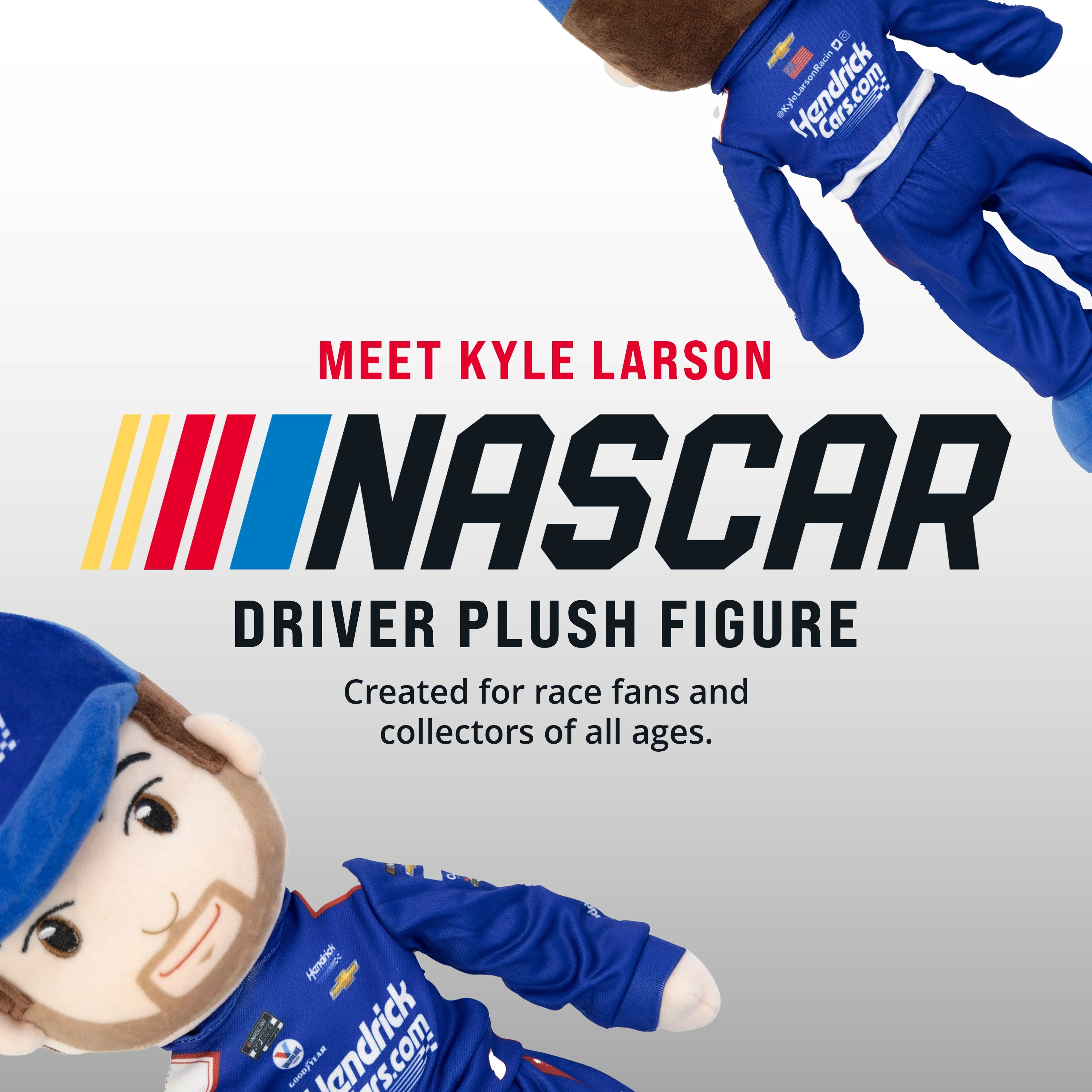 NASCAR | Hendrick Motorsports Kyle Larson 14" Plush Figure 2025 - Image 3