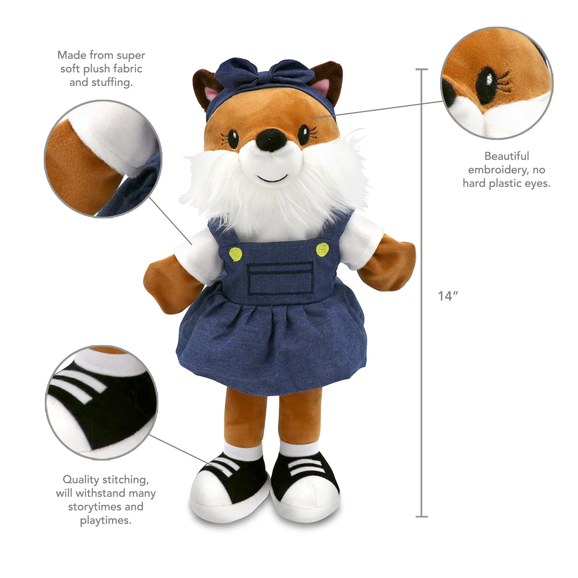 Sharewood Forest Friends Hand Puppet Fiona the Fox - Image 5